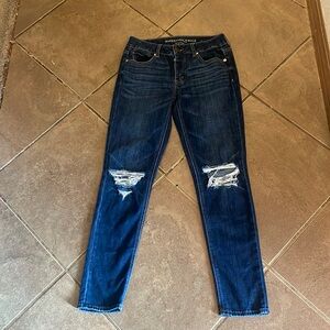 American Eagle Tom Girl Jeans! 0